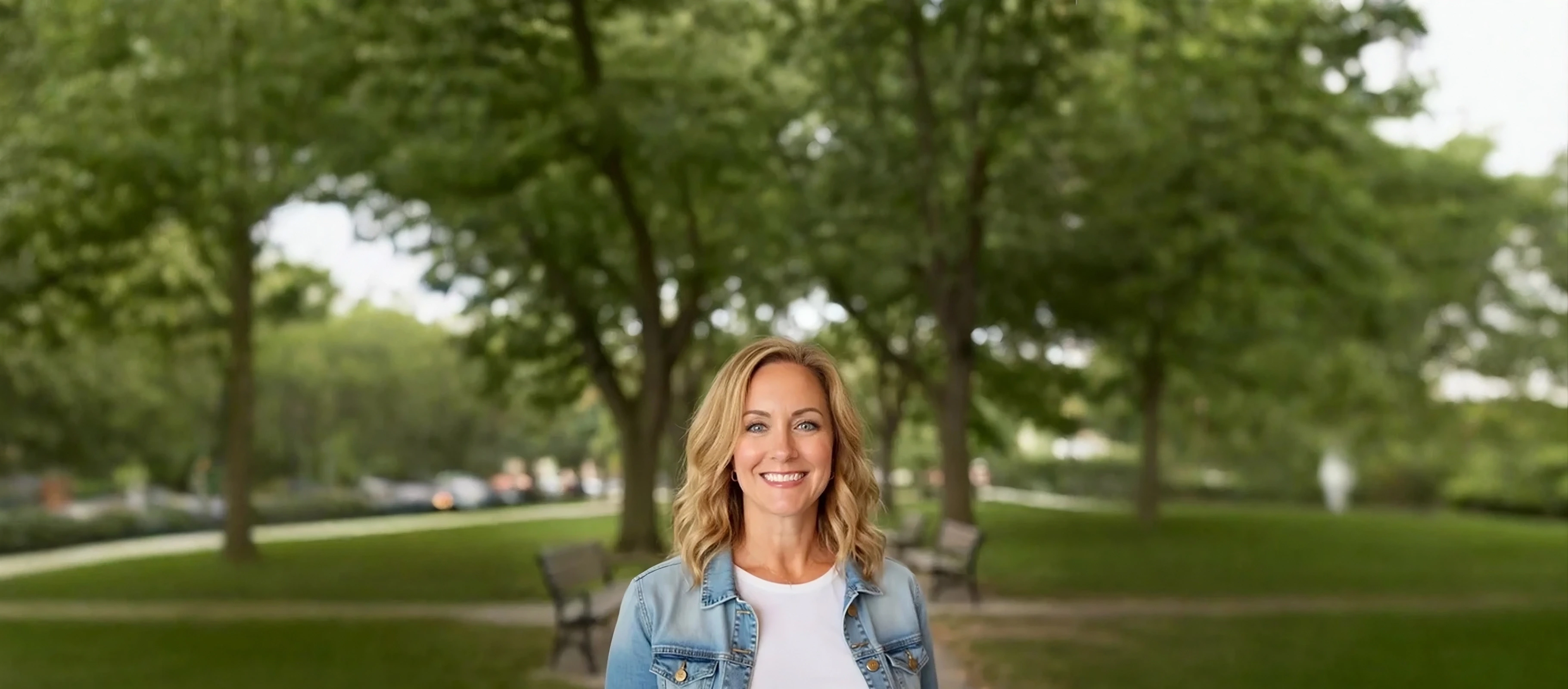 Heather Feikema, LICSW, smiling outdoors